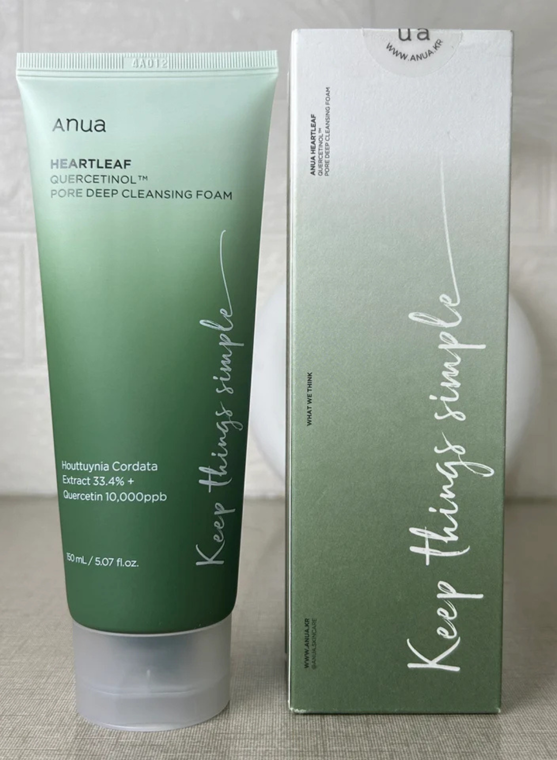 ANUA Heartleaf Quercetinol Pore Deep Cleansing Foam