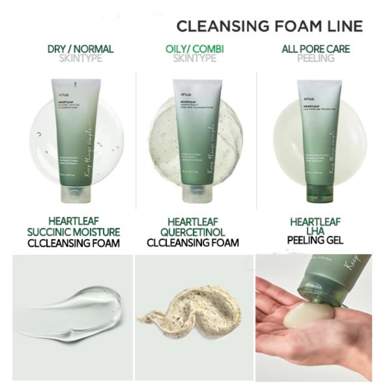 ANUA Heartleaf Quercetinol Pore Deep Cleansing Foam