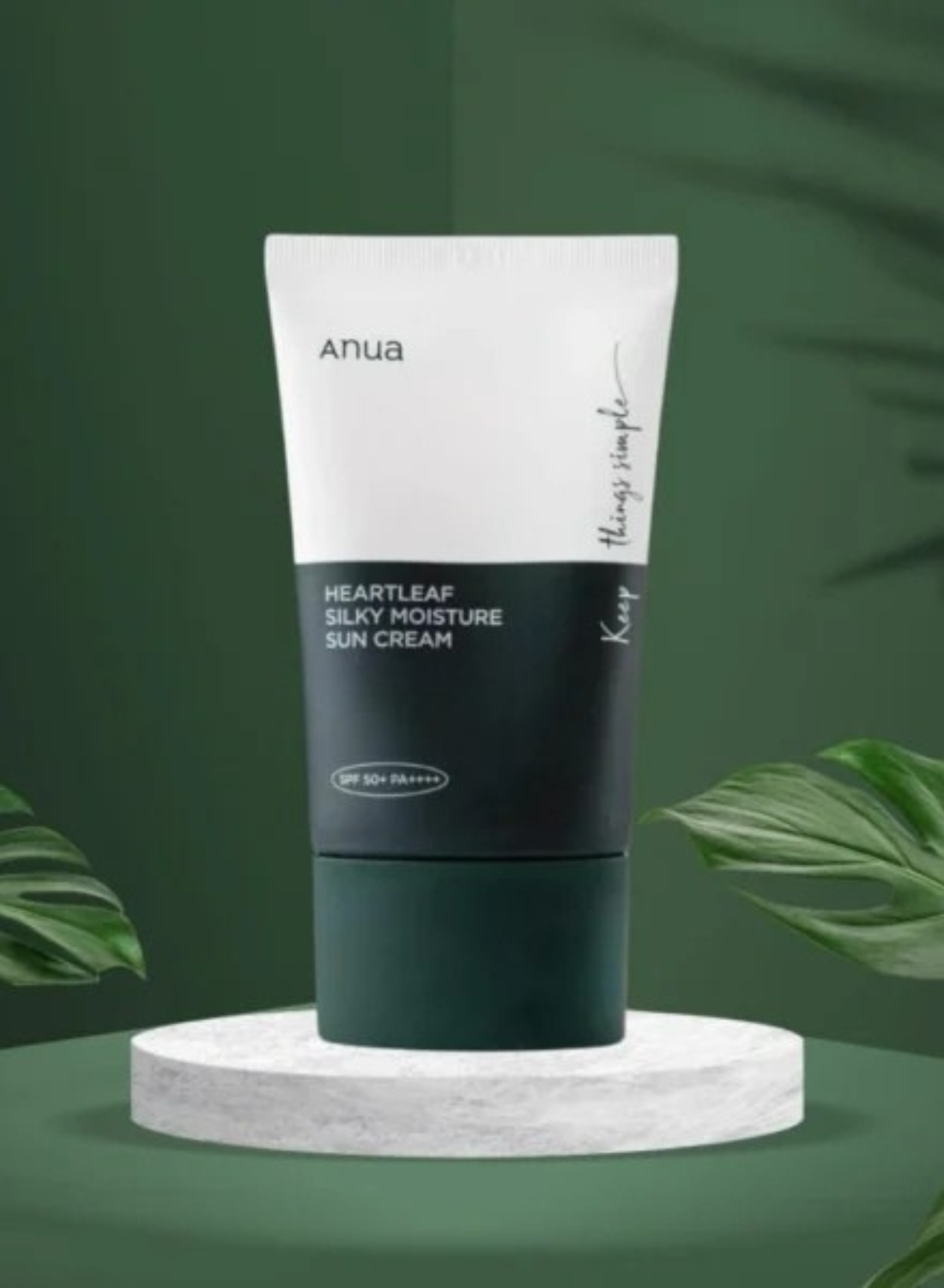 ANUA Heartleaf Silky Moisturizer Sun Cream