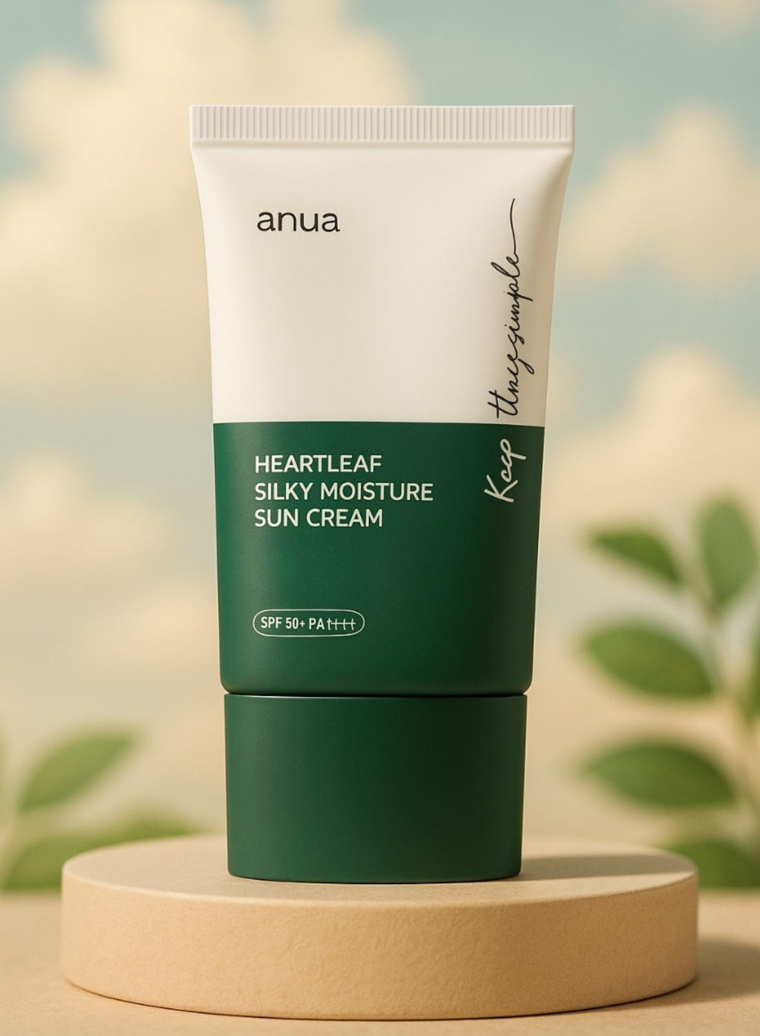 ANUA Heartleaf Silky Moisturizer Sun Cream